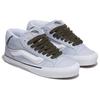Vans KNU Leather, Textile Cushioning Mid top Casual Shoes Unisex Blue VN000CQ9CHA1