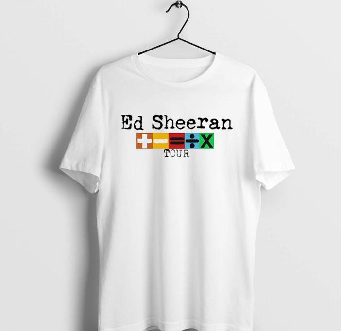 2023 Ed Sheeran Mathematics America Tour T-Shirt Tops Tees Men's Women's