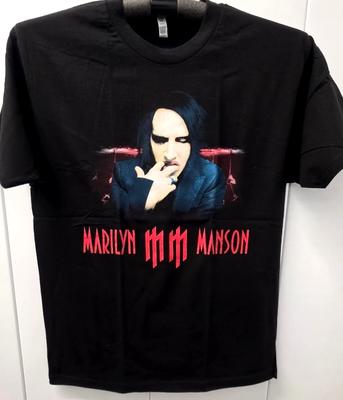Футболка MARILYN MANSON Готик Рок Альтернативный Металл Мужская L Черная Новая