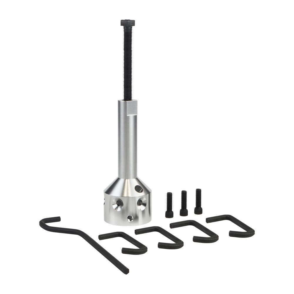 UP-1 Ultimate Hub Fan Blade Blower Wheel Puller для 5/8 "ременного привода и 1/2" или меньше валов двигателя с прямым приводом, алюминий