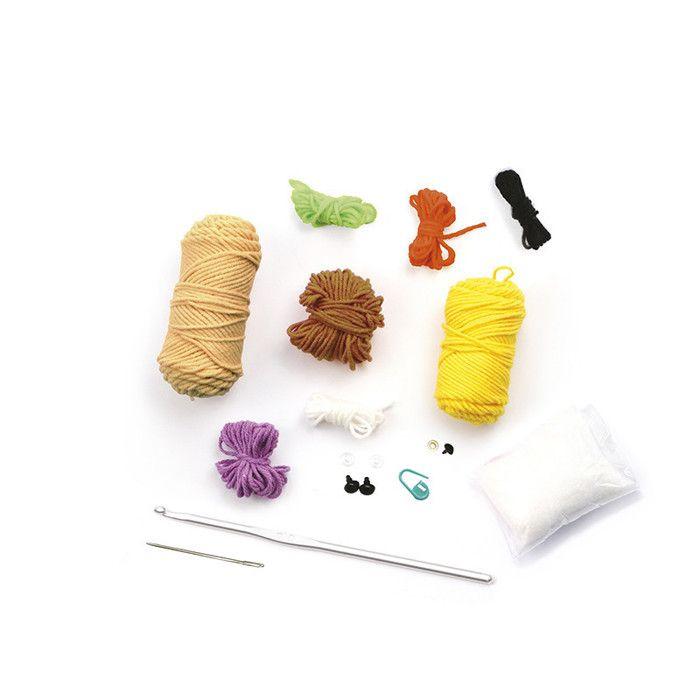Kit Crochet Amigurumi - Graine Créative - Mochi le Castor - 13 cm - Création facile