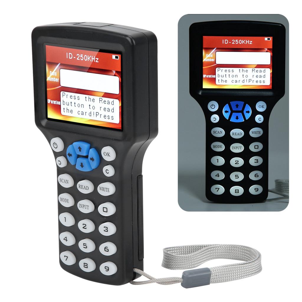 Ручной считыватель и записывающее устройство для карт IC ID, многочастотный портативный дубликатор меток CUID/FUID/UFUID, черный