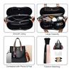 Handbag Purse For Women Satchel Tote Large Capacity PU Leather Crossbody Shoulder Bag Ladies Top-Handle Bags with Wide Strap