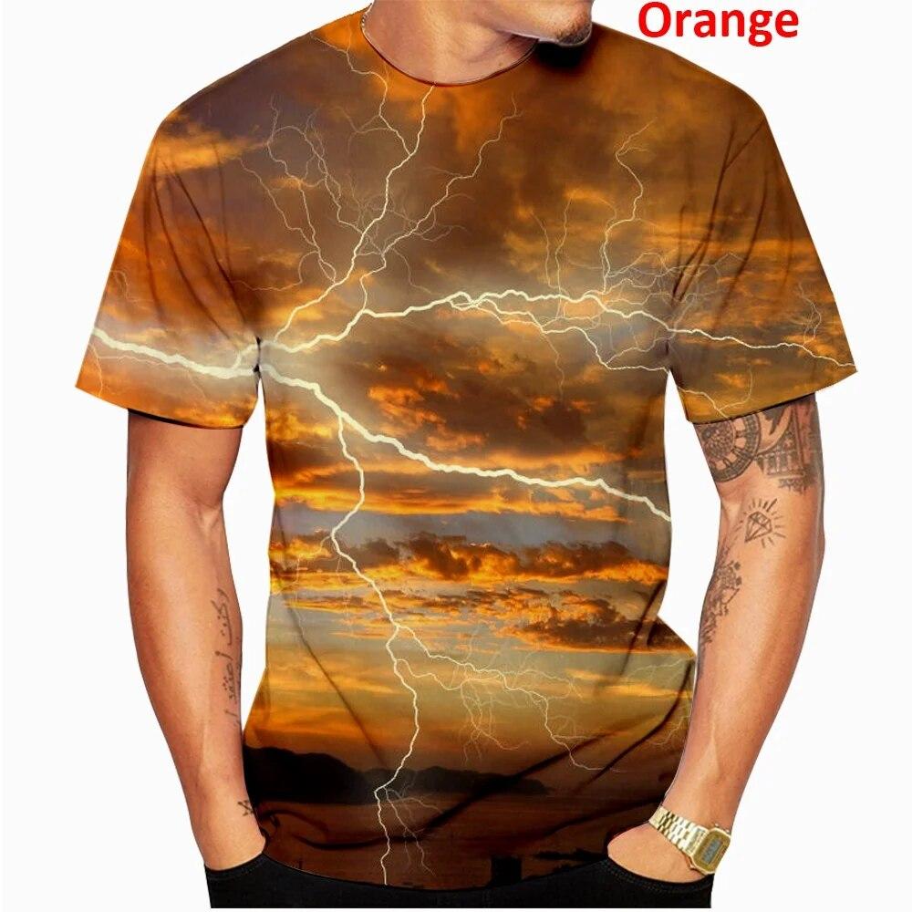 Летняя модная мужская футболка с 3D-молнией и принтом унисекс Harajuku Повседневная футболка с коротким рукавом