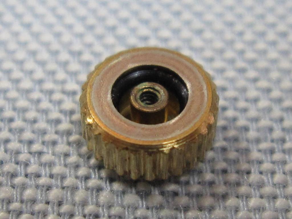 SEIKO S part 1016 55W02N Gold crown for liner and other uses