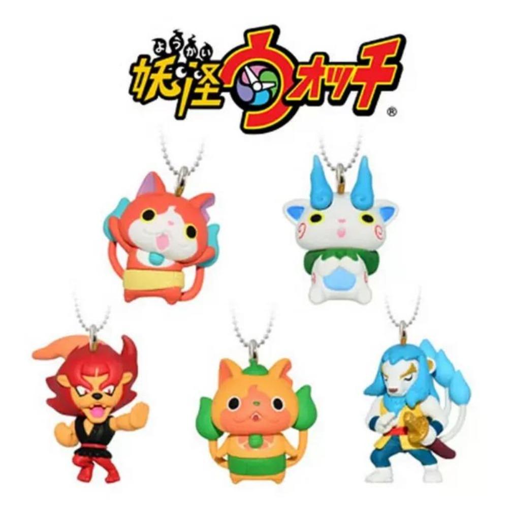 Bandai Genuine Gashapon Toys Yo-kai Watch JIBANYAN Cute Limited Action Figure Ornaments Pendant Phone Charms