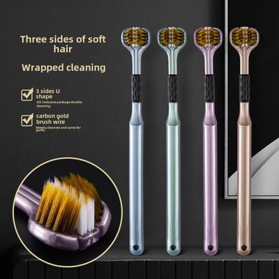 Зубная щетка Southern Cleaning с тремя сторонами и мягкой щетиной — для ежедневного использования взрослыми