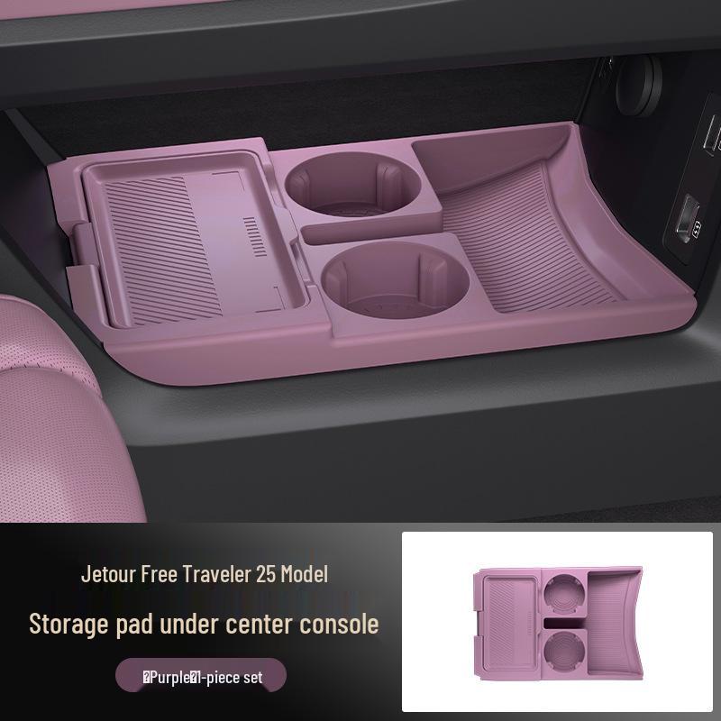 Jetour Traveler Center Console Storage Box - Fits 25 Models, Lantu Zhiyin Car Accessory Modification