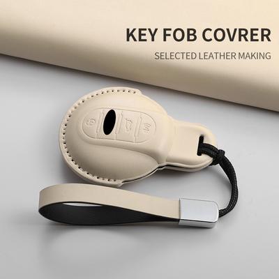 Кожаный чехол для брелока автомобиля Аксессуары Для Bmw Mini Cooper Jcw Countryman Aceman F55 F56 F57 F54 F60 Защитный корпус для автомобильного ключа