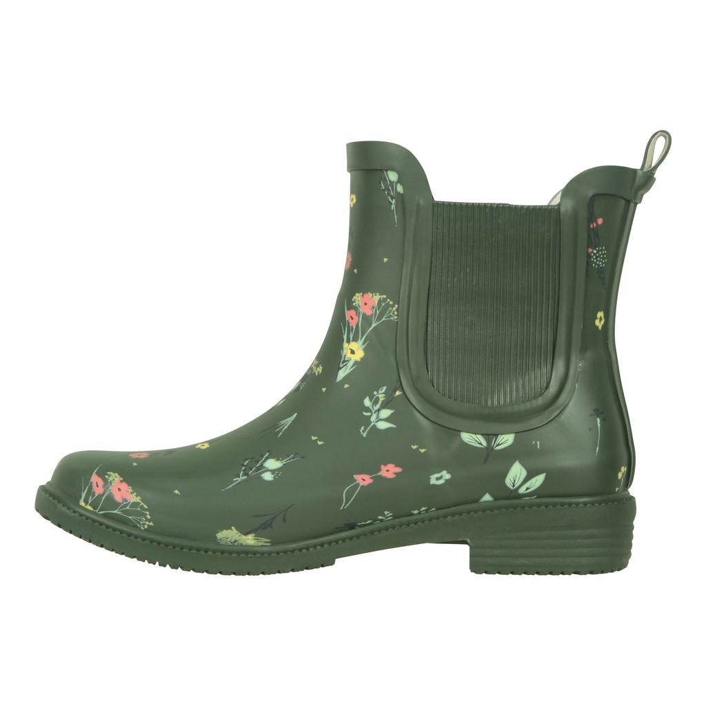 Mountain Warehouse Womens/Ladies Flowers Rubber Ankle Wellington Boots