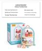 Children's Play Kitchen Set with Birthday Cake, Ice Cream, Dessert Stand, and Toy Food Models