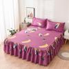 3 шт., приятная для кожи шлифовальная юбка для кровати, спальня, студенческое общежитие, наволочка, пододеяльник, покрывало, постельные принадлежности