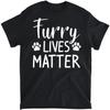 Furry Lives Matter Животные Кошка Собака Спасение Футболка для Мужчин Женщин Футболка, Майка, Лонгслив, Свитшот, Худи Мужчины Женщины Дети Сделано в Канаде Черный