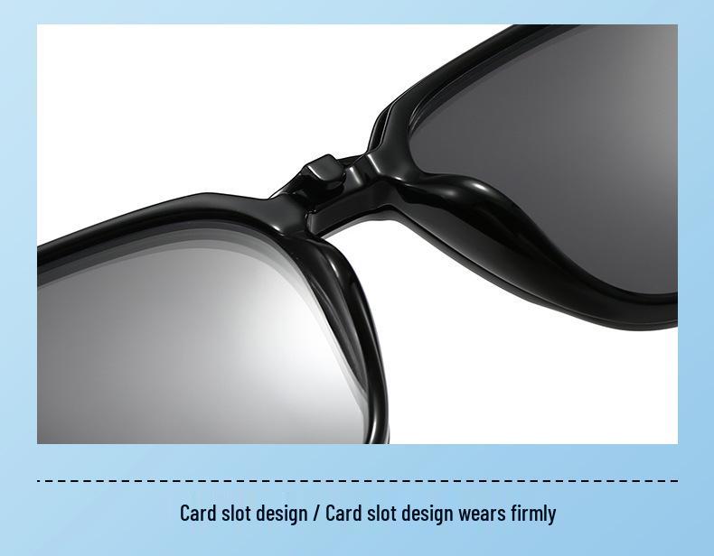 Оправы для очков от близорукости TR90 с магнитными клипсами-поляризованными солнцезащитными очками для мужчин и женщин