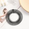 Teeth Headband Flexible Circle Headband Full Circle Wavy Hair Hoop Stretch Flexible Comb  Women