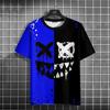 2024 New Oversized T Shirt For Men Casual Short Sleeve Hip Hop Print Plus Size Tee Shirt Funny Pullover Mens T-shirt Top