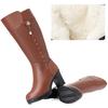 Faux leather women boots