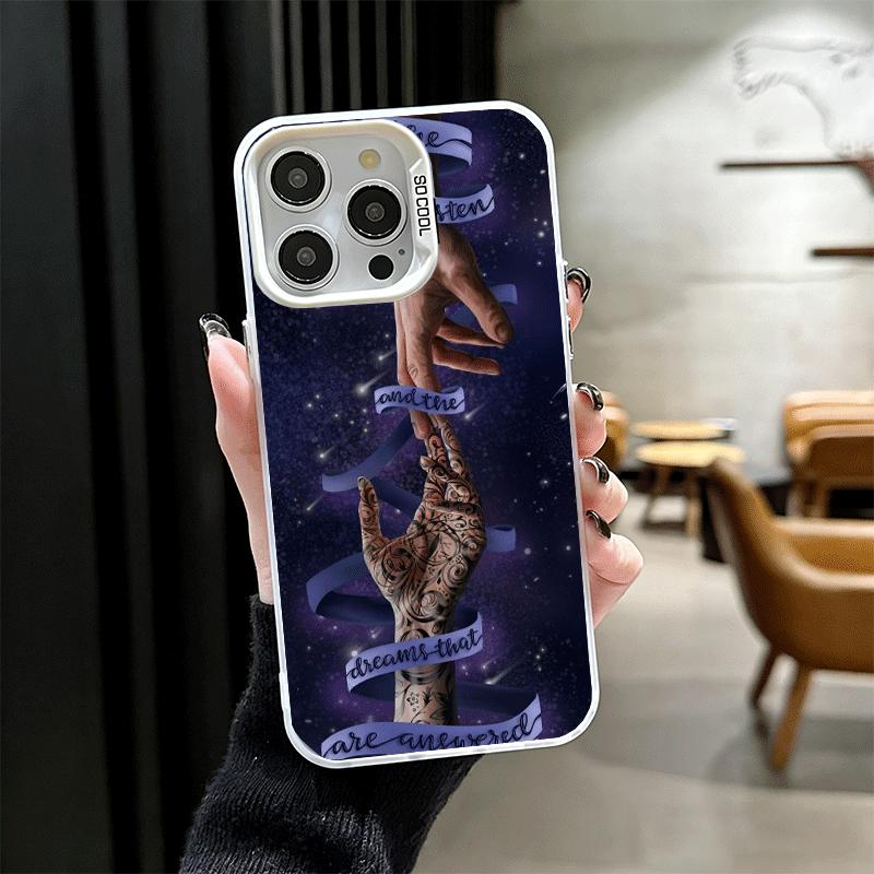 Acotar A Court of Mist and Fury Мягкий чехол для телефона для iPhone 15 16 17 Pro Max 17Air 16E 14 Plus 13 12 Mini Ударопрочный чехол Задняя часть S