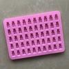 Original Deals Silicone Mold for 50 Haribo Bear Gummy Candy, 18.7 x 13.7 x 1 cm, Pink, Baking DIY