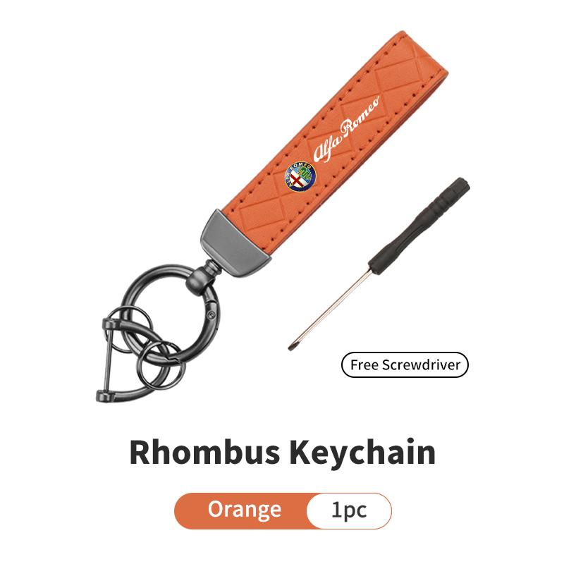 2026 Hot Sticker Car Logo Styling Keychain Business Gift Keyring Holder Accessories For Alfa Romeo Giulietta GT 159 147 156 Mito