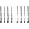 4 Inch Stainless Steel Ball Bead Cha Connector Clasp Extension Keychain Tag K