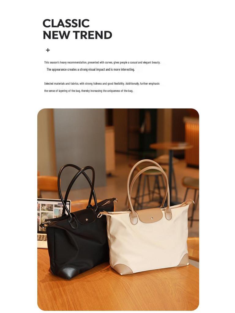 Simple Casual Women's Dumpling Handbag: High-End, Large Capacity, Crossbody & Commute Bag
