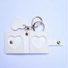 Family Photo Keychain Mini Album Faux Leather Personalized Picture Holder Retro Card Holder Key Ring DIY Photo Album Keychain