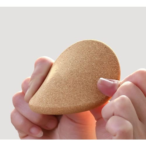 Stylish wooden cork coasters, 5mm thick, 10cm diameter, round, pack of 12, heat-resistant, non-slip, for drinks, warm gifts, large capacity, suitable