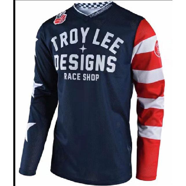 MTB Off-Road Bike Jersey Mountain Bike Riding Running Shirt Quick-Drop Jersey Quick-Drying Jersey Bicycle Cycling Jersey Long-Sleeved T-Shirt