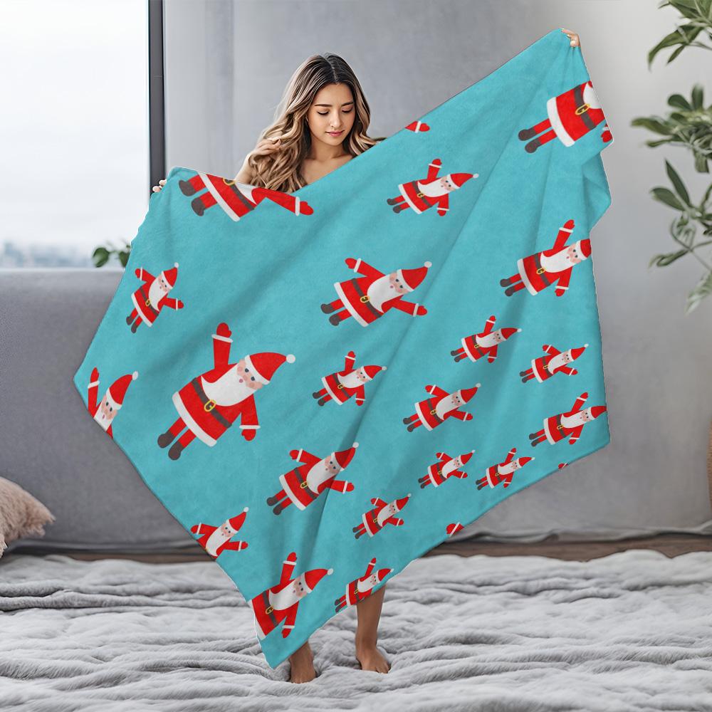 Soft Throw Blanket Cozy Flannel Fleece Blanket Warm Sherpa Blanket Queen Size Bedspread Lightweight Home Decor Gift Idea