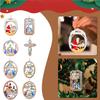 Nativity Christmas Ornament Christmas Ornament  Tree Gift Ornament Dog Print Christmas Ornaments Outdoor Home Room Window