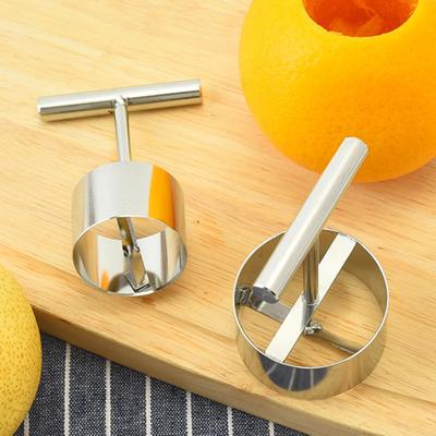 Удалитель сердцевины фруктов Нескользящая удобная ручка Пищевая нержавеющая сталь Инструмент для удаления сердцевины фруктов Прокалывающий Серебристого цвета Инструмент для удаления сердцевины персика и груши Кухонные гаджеты