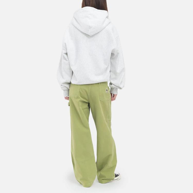 Stussy Casual Pants Unisex Green Moderate Straight Fit Pants 116541