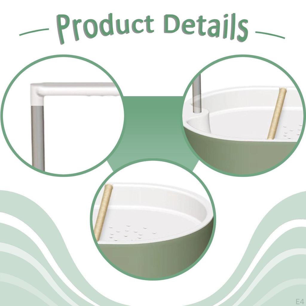 Automatic Bird Bath for Birds, Parrots, Parakeets, Lovebirds, And Cockatiels. Easy to Install