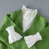 Fashion Shirt Fake Collar+Fake Sleeve Set for Women and Mens Cotton Half Shirt Detachable Collar Fake Cuff Decorative