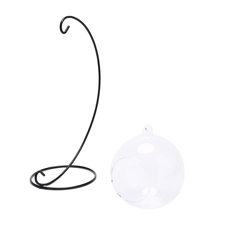 Прочный модный прозрачный стеклянный шар ваза пейзажный стеклянный контейнер мясистый подвесной контейнер для цветочного горшка