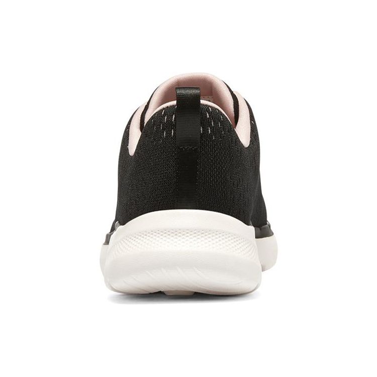 Skechers Go Walk 6 Сетчатые Удобные Универсальные Низкие Повседневные Кроссовки Женские Черный Розовый 124524-BKLP