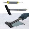 Telescopic Snow Cleaning Scraping Tool 2 In 1 Car Windshield Ice Scraper Deicing Tools