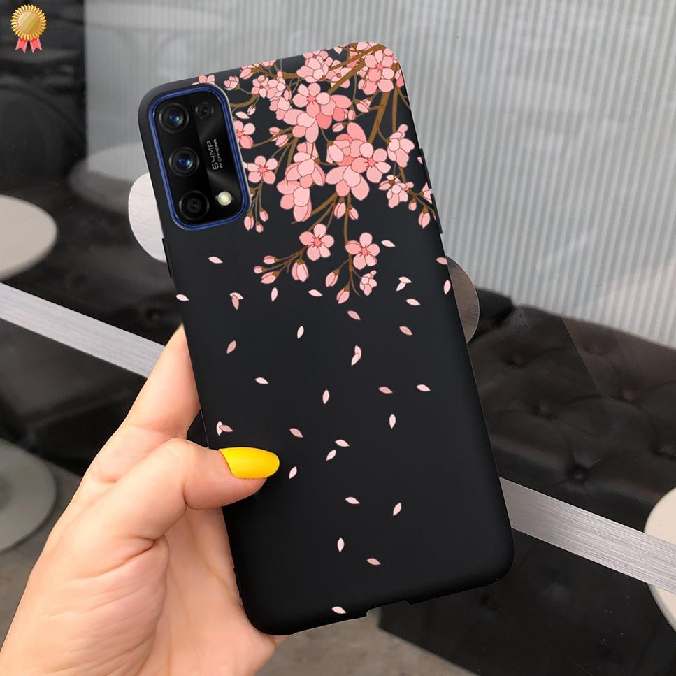 For Realme X7 Pro X7Pro Case Back Cover Soft Silicone Black Pink Funda For Oppo Realme X 7 X7 Pro X7Pro Phone Case Bumper Coque