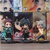 Demon Slayer Gk Kamado Nezuko Anime Action Figure Model Agatsuma Zenitsu Q Version Tanjirou  Pvc Statue Toy Desktop Figma