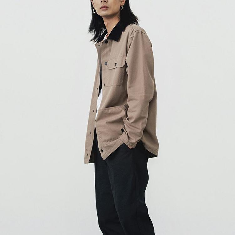 Vans Удобная повседневная куртка с несколькими карманами для активного отдыха, мужские куртки цвета хаки VN0A3WF1H3G