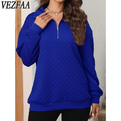 Женская мода повседневная весна осень однотонный принт длинный рукав пуловеры и длинные рукава