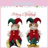 Очаровательная фигурка клоуна для рождественских торжеств, красиво изготовленная вручную для радостного декора