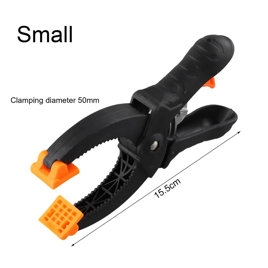 1 Pcs Ratcheting Hand Clamps 4/6 Inch Jaw Opening Clamping Force Trigger Clamps For Gluing Securing Clamp Woodworking Tool