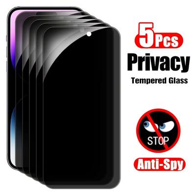5 шт. Закаленное стекло от шпионажа для Xiaomi 14T Pro 14 13 13T 12T 11T 10T Pro Mi 10 10T 11 12 Lite NE 5g Защитное стекло для конфиденциальности
