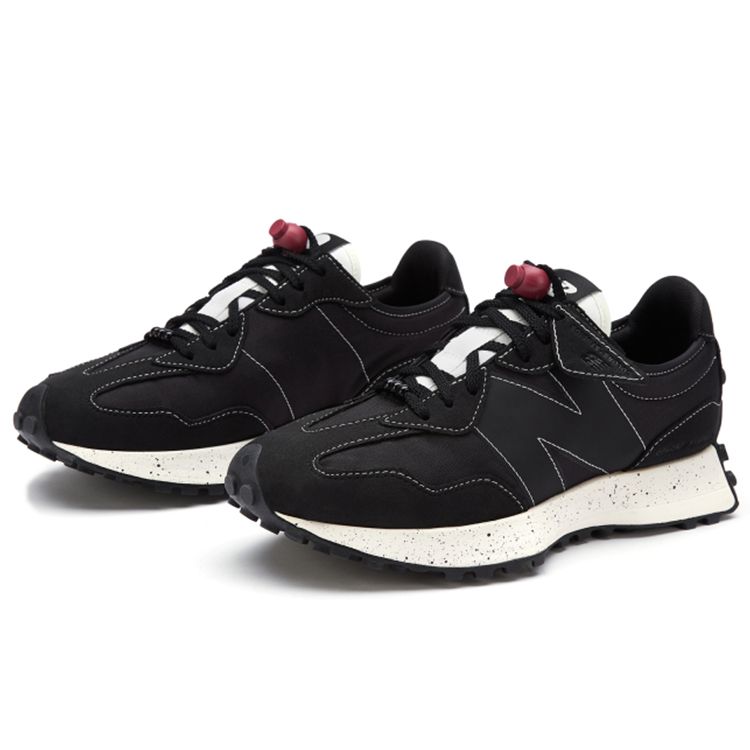 ColorsxStudios x New Balance 327 Черный Румба Красный Унисекс Кроссовки MS327CT