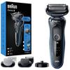 Electric Shaver - BRAUN - Series 5 51B4650CSBLU - 3 Flexible Blades - AutoSense Technology - 100% Waterproof