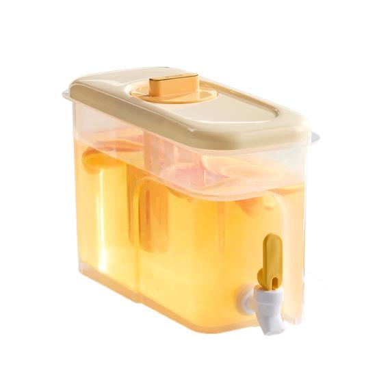 4L Beverage Ice Bucket High And Low Temperature Resistance Drinkware Food Grade Refrigerator Juice Water Bucket Beverage Dispenser