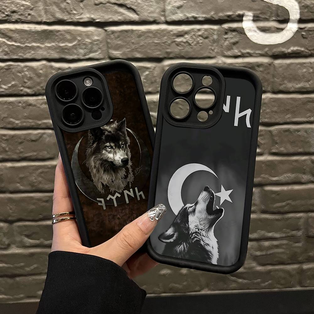 Чехол для телефона Turk Wolf Turkey Flag для IPhone 17 16 15 14 13 12 11 Pro Max Plus Силиконовый ударопрочный чехол