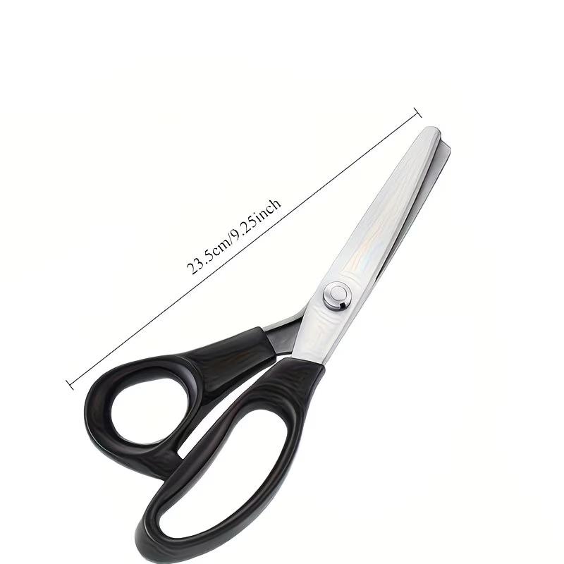 Stainless Steel Pinking Scissors Triangle Teeth Lace Cloth Crafts Dressmaking Zig Zag Cut Tailor's Scissors Sewing Shears